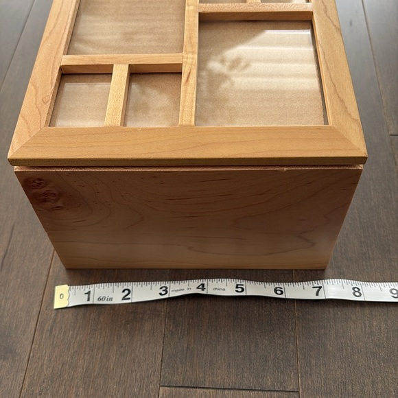 UMBRA Multi Photo Storage Box, Sliding Frame Lid, Trinkets Memory Wood Decor - Picture 12 of 14